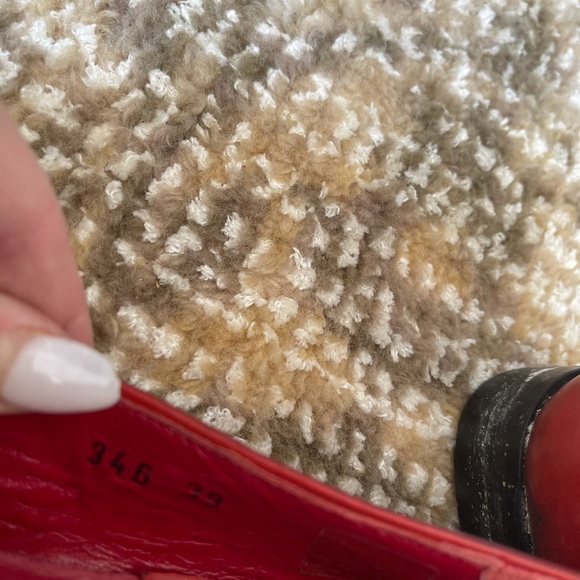 Santoni red leather shoes - Picture 4 of 4